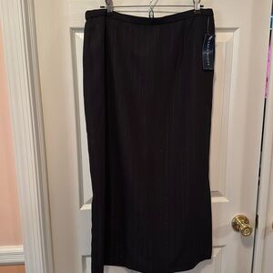 Dressy black maxi skirt NWT